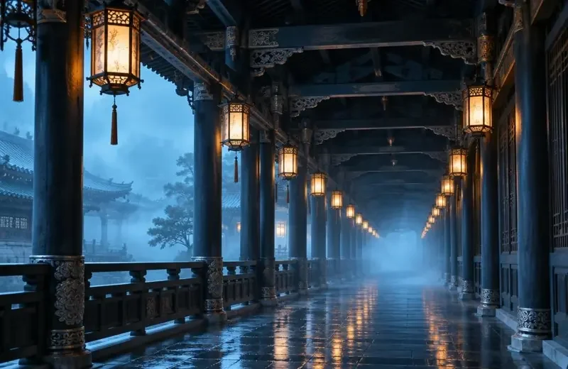古装短剧服化道升级:《长夜宫灯照旧人》的宫灯全部手工制作 · 红豆短剧 短剧快讯配图:古装短剧服化道升级:《长夜宫灯照旧人》的宫灯全部手工制作